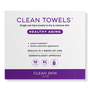 Clean Skin Club Clean Towels Healthy Aging Disposable Face Towels - 10 ct