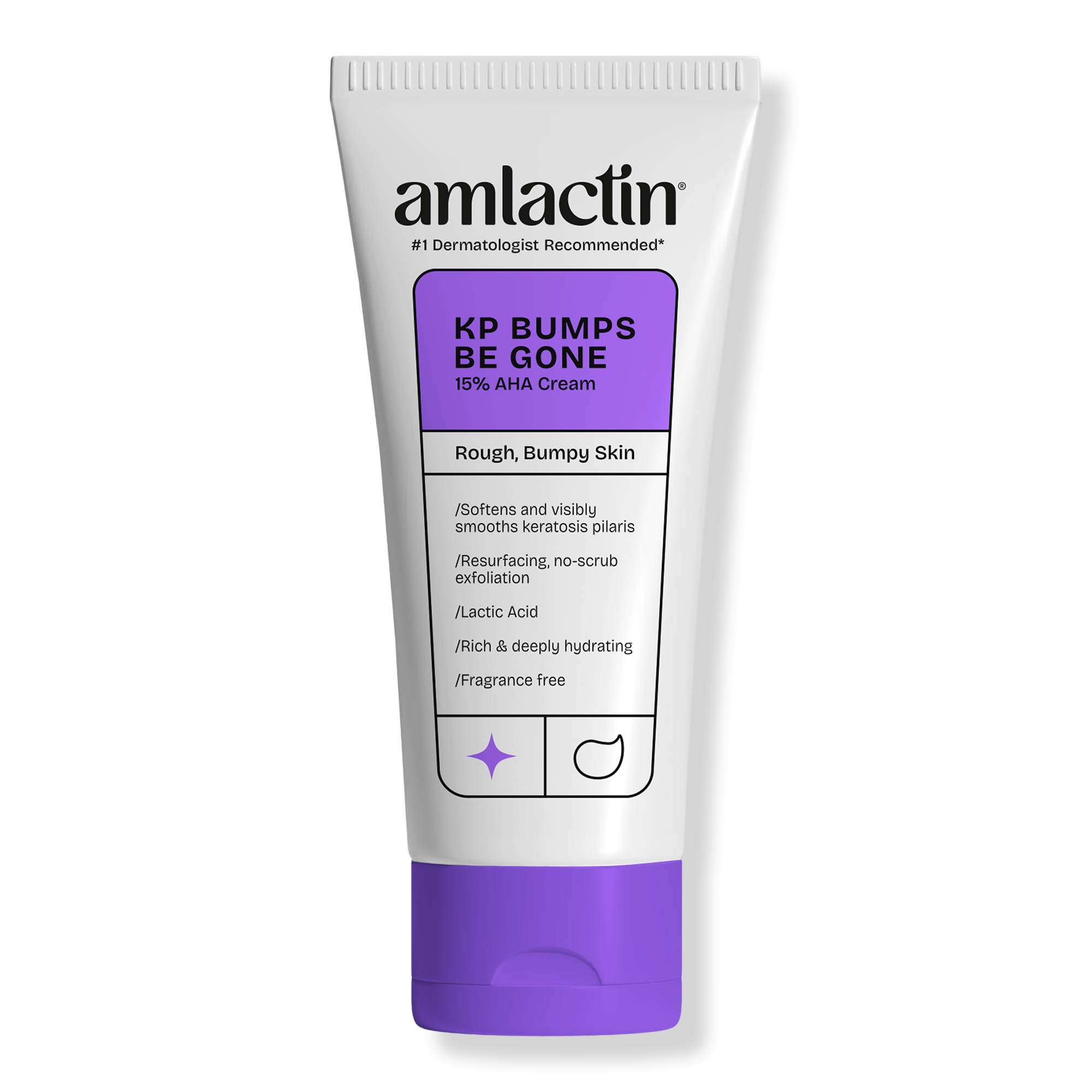 AmLactin KP Bumps Be Gone Cream with 15% Lactic Acid AHA #1