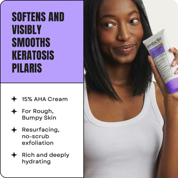 AmLactin KP Bumps Be Gone Cream with 15% Lactic Acid AHA #3