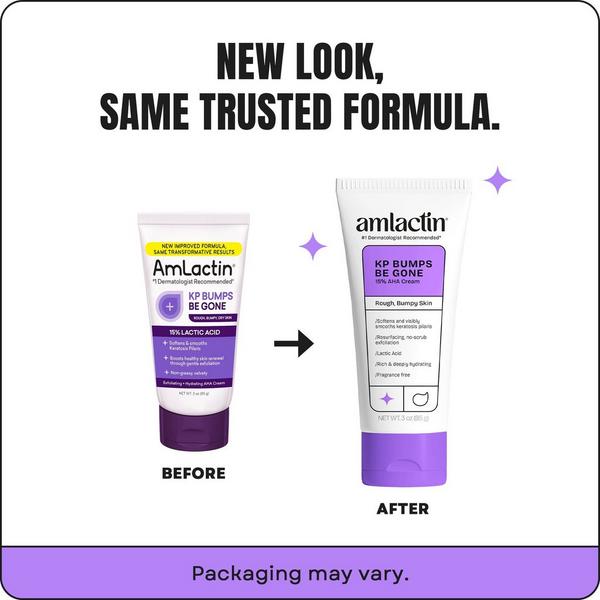 AmLactin KP Bumps Be Gone Cream with 15% Lactic Acid AHA #6