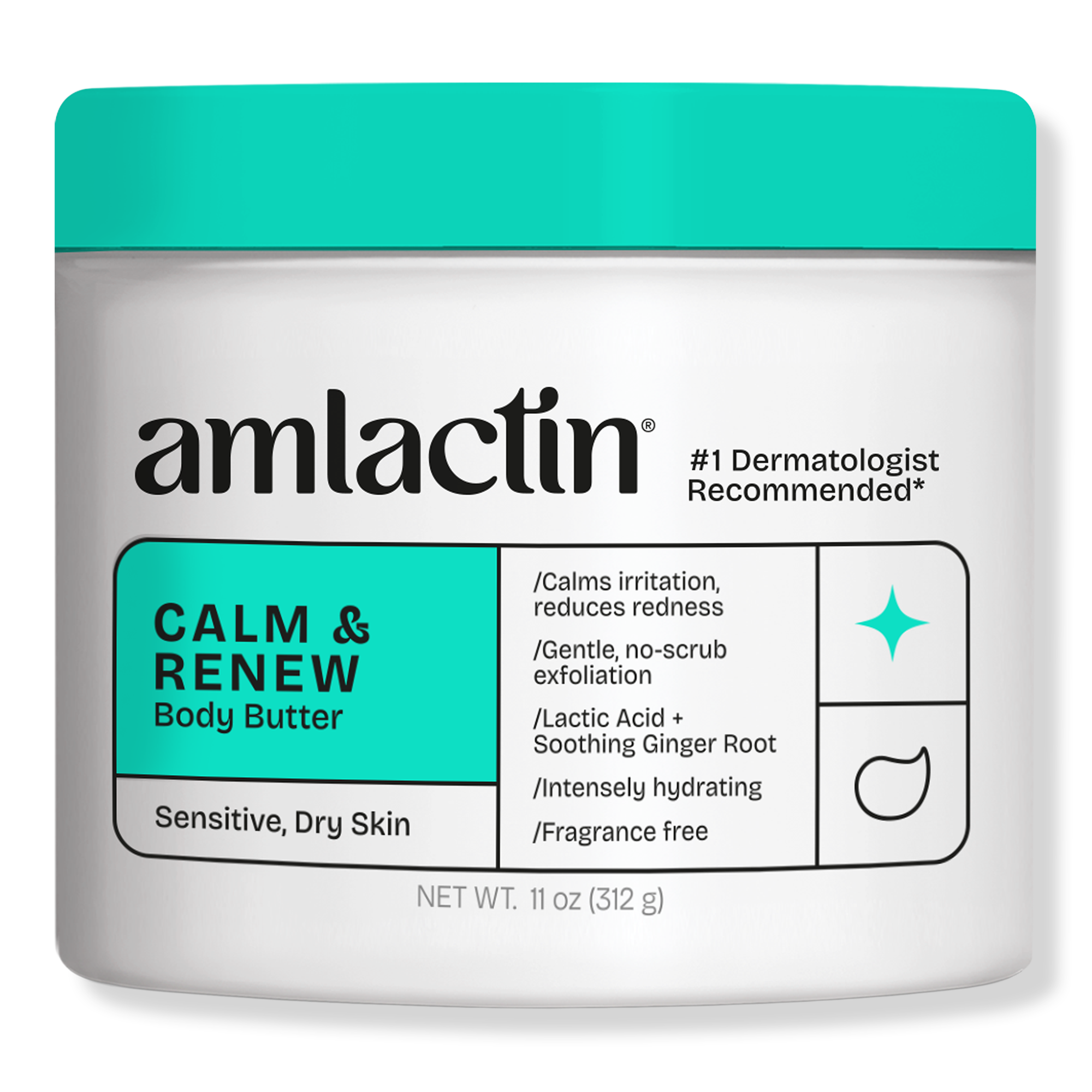 AmLactin Calm and Renew AHA Body Butter Cream #1