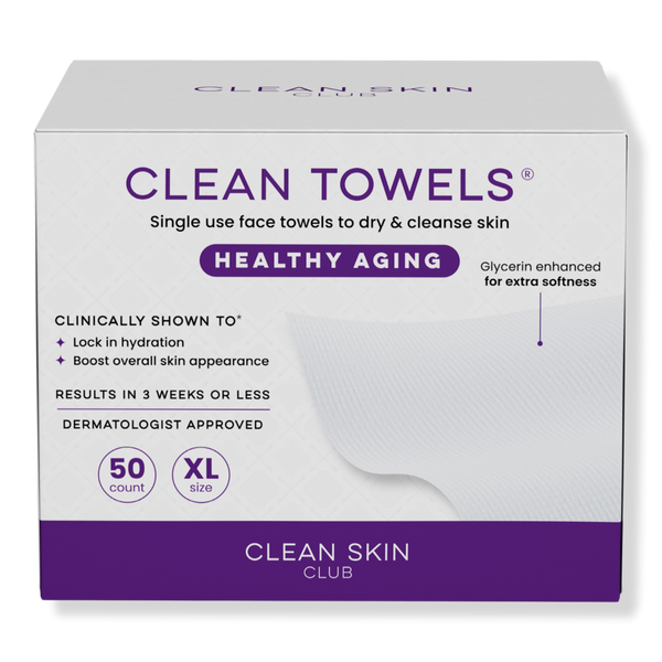 Clean Skin Club Clean Towels Healthy Aging Disposable Face Towels #1