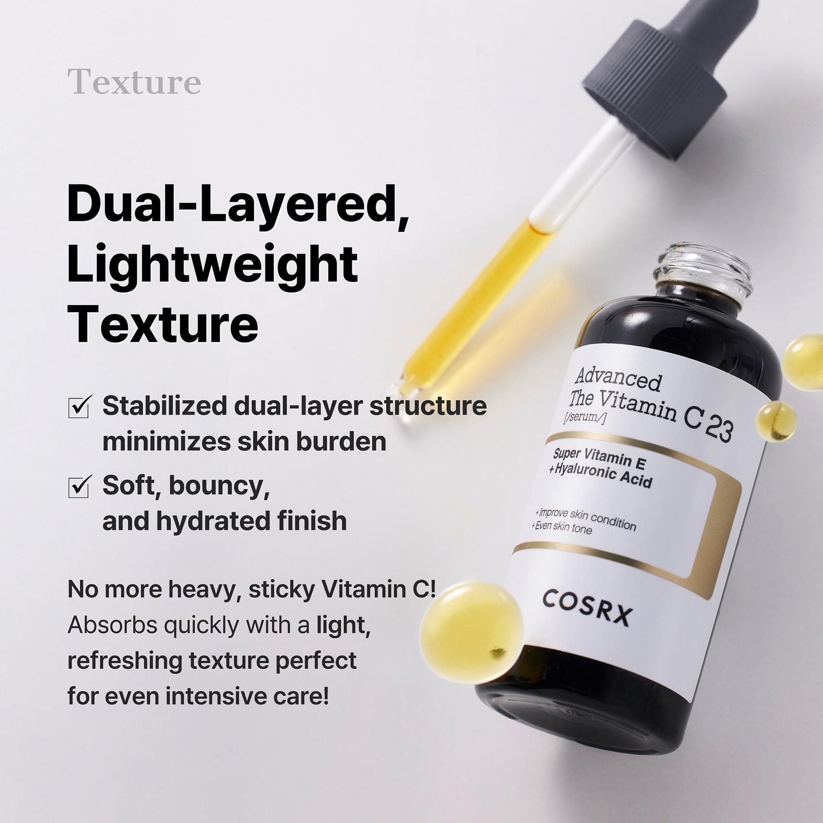 COSRX - Advanced The Vitamin C 23 Serum with Super Vitamin E