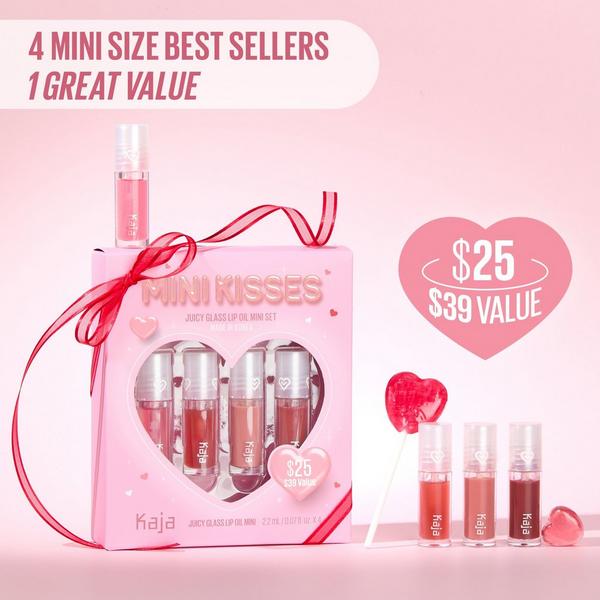 Kaja Mini Kisses - Juicy Glass Lip Oil Mini Set #2