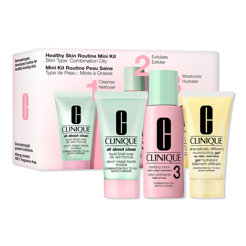 Clinique - Healthy Skin Routine: Mini 3-Step Skincare Set For