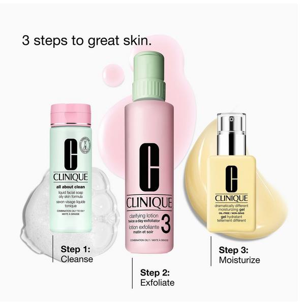 Clinique Healthy Skin Routine: Mini 3-Step Skincare Set For Combination Oily Skin #2