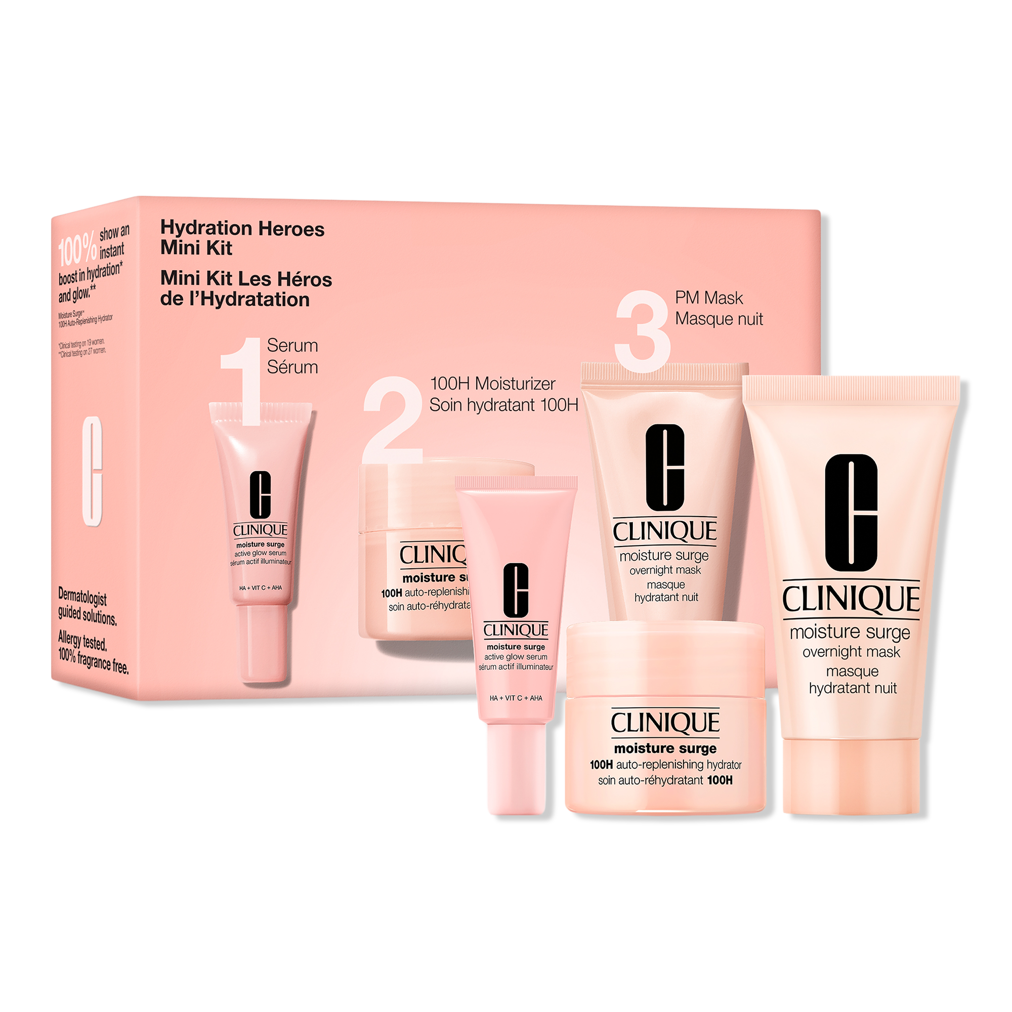 Clinique Hydration Heroes: Mini Moisture Surge Skincare Set #1