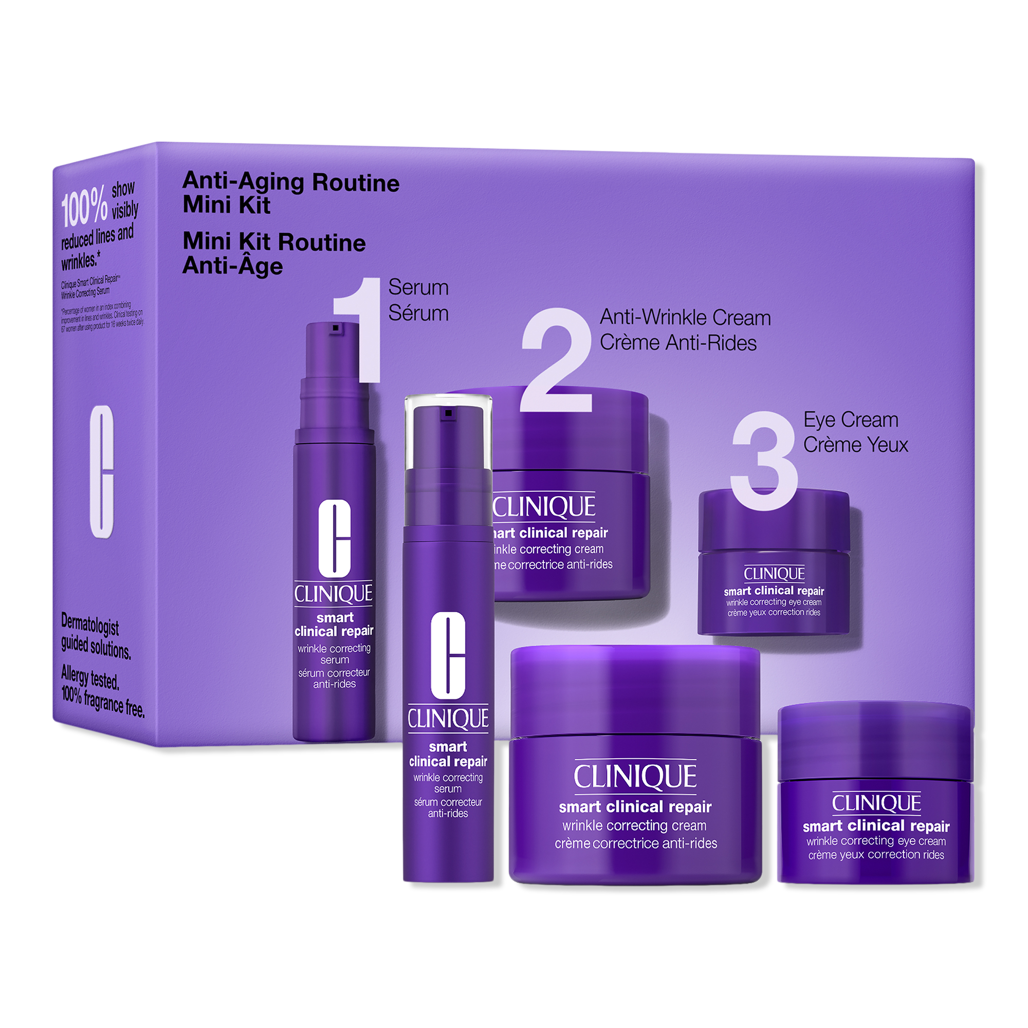 Clinique Anti-Aging Routine: Mini Smart Clinical Repair Skincare Set #1