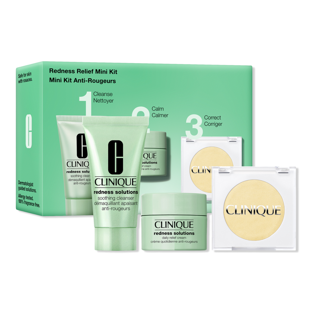 Clinique Redness Relief Skincare Set