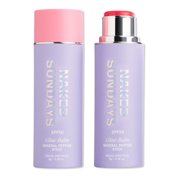 Naked Sundays Glow Balm Peptide Blush Stick SPF 50 #1