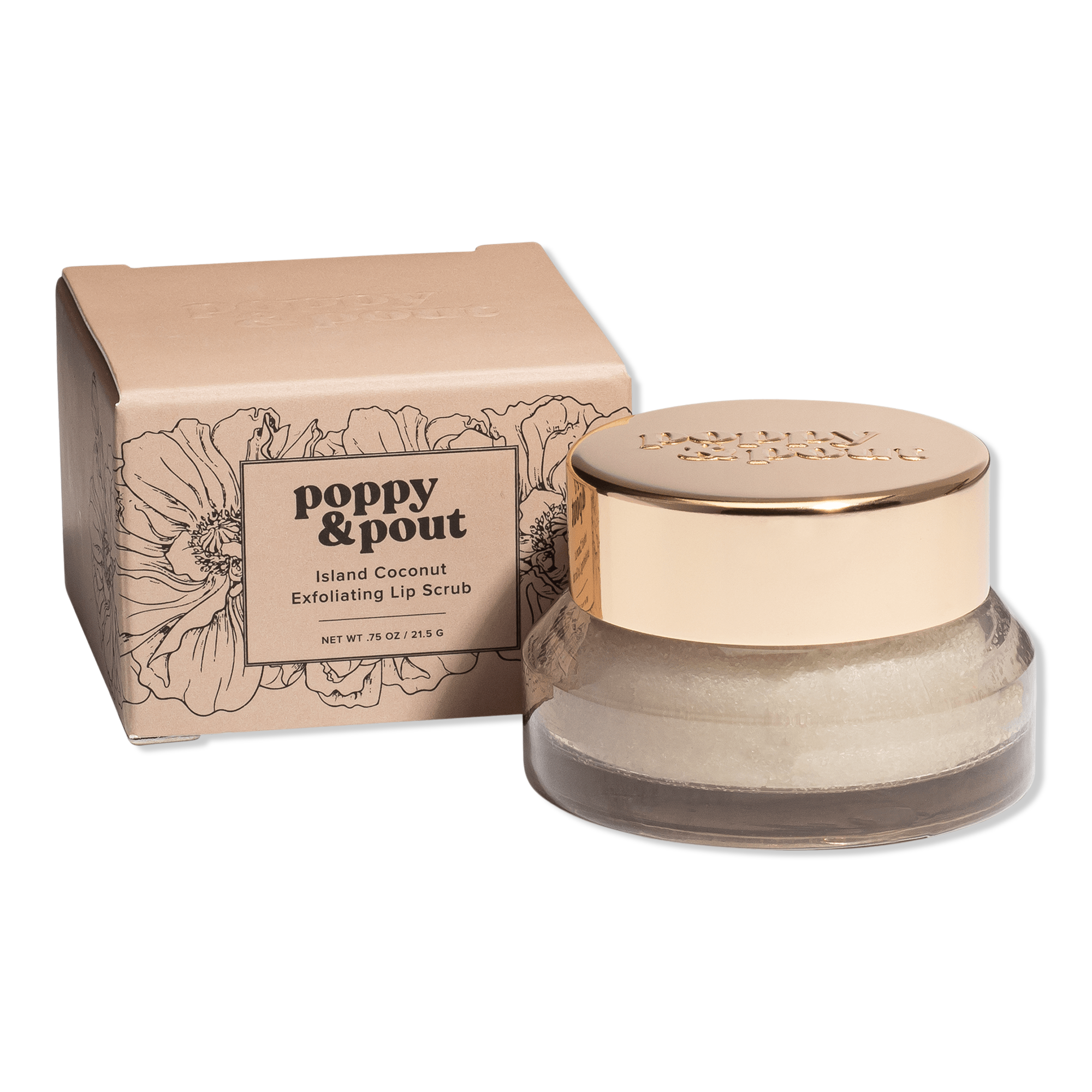 Poppy & Pout Exfoliating Lip Scrub #1