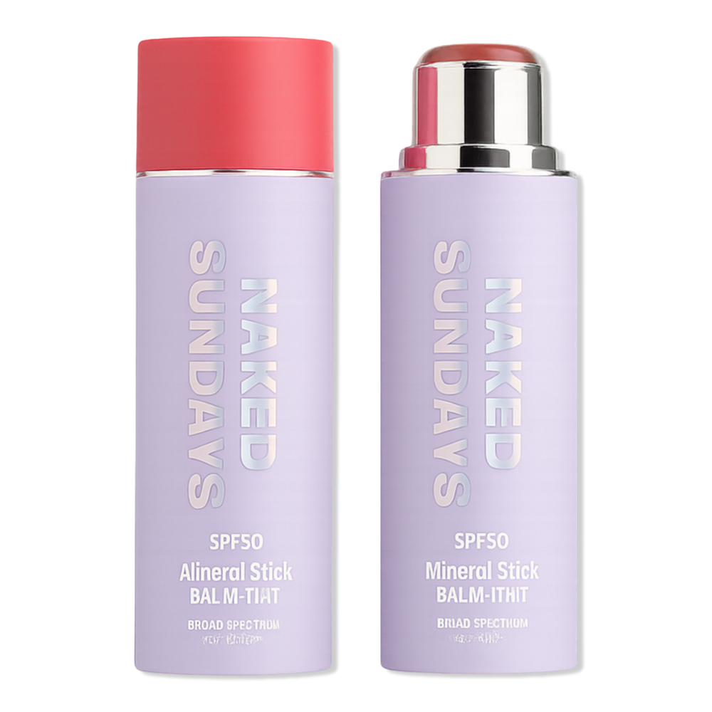 Naked Sundays Glow Balm Peptide Blush Stick SPF 50 