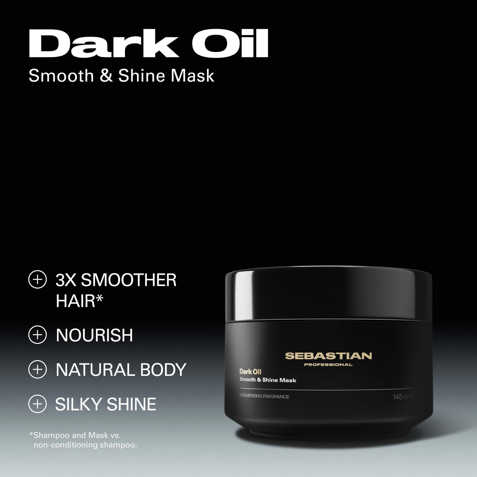 Маска для гладкости и блеска волос Sebastian Dark Oil — фото 3