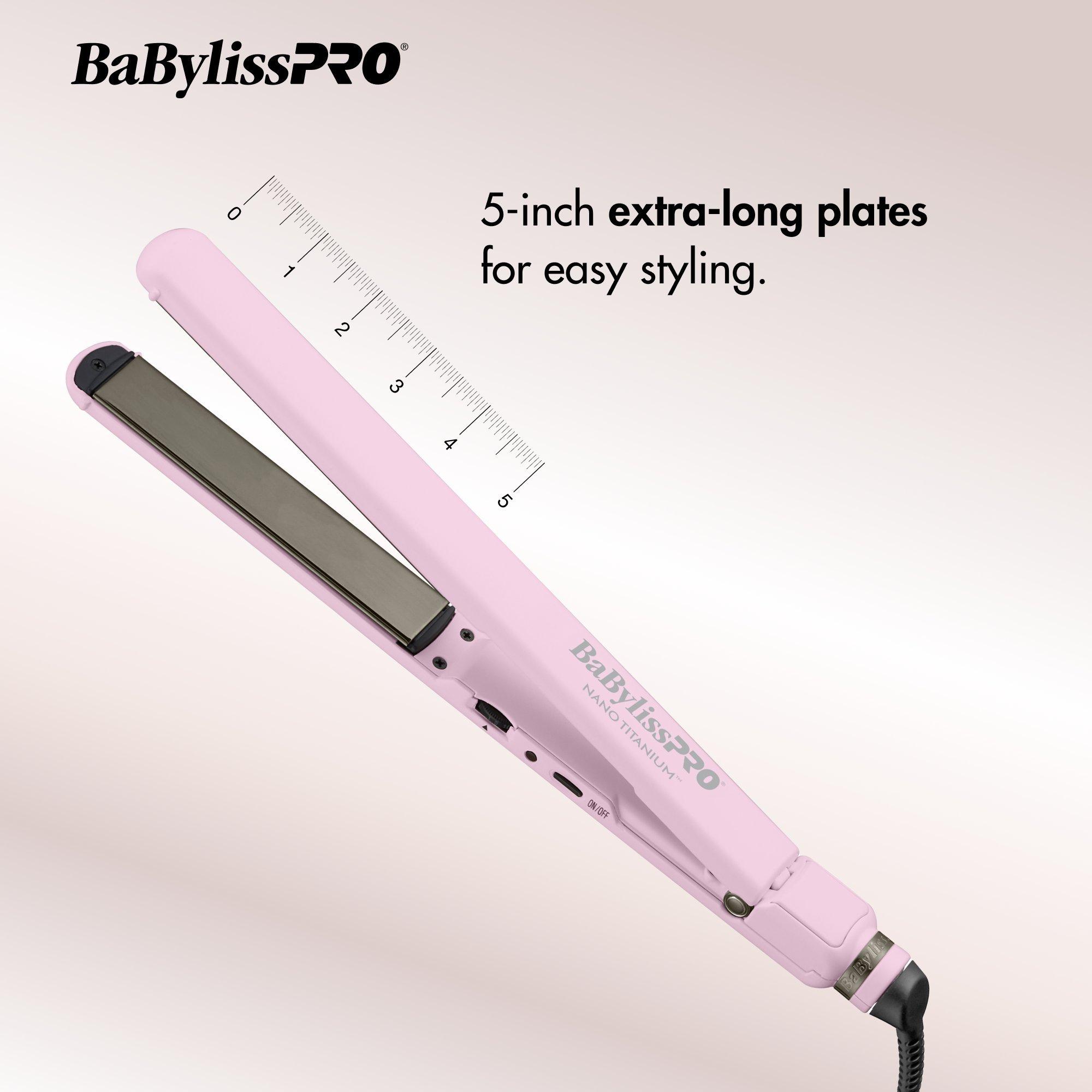 BaBylissPRO Nano Titanium Flat Iron Hair Straightener
