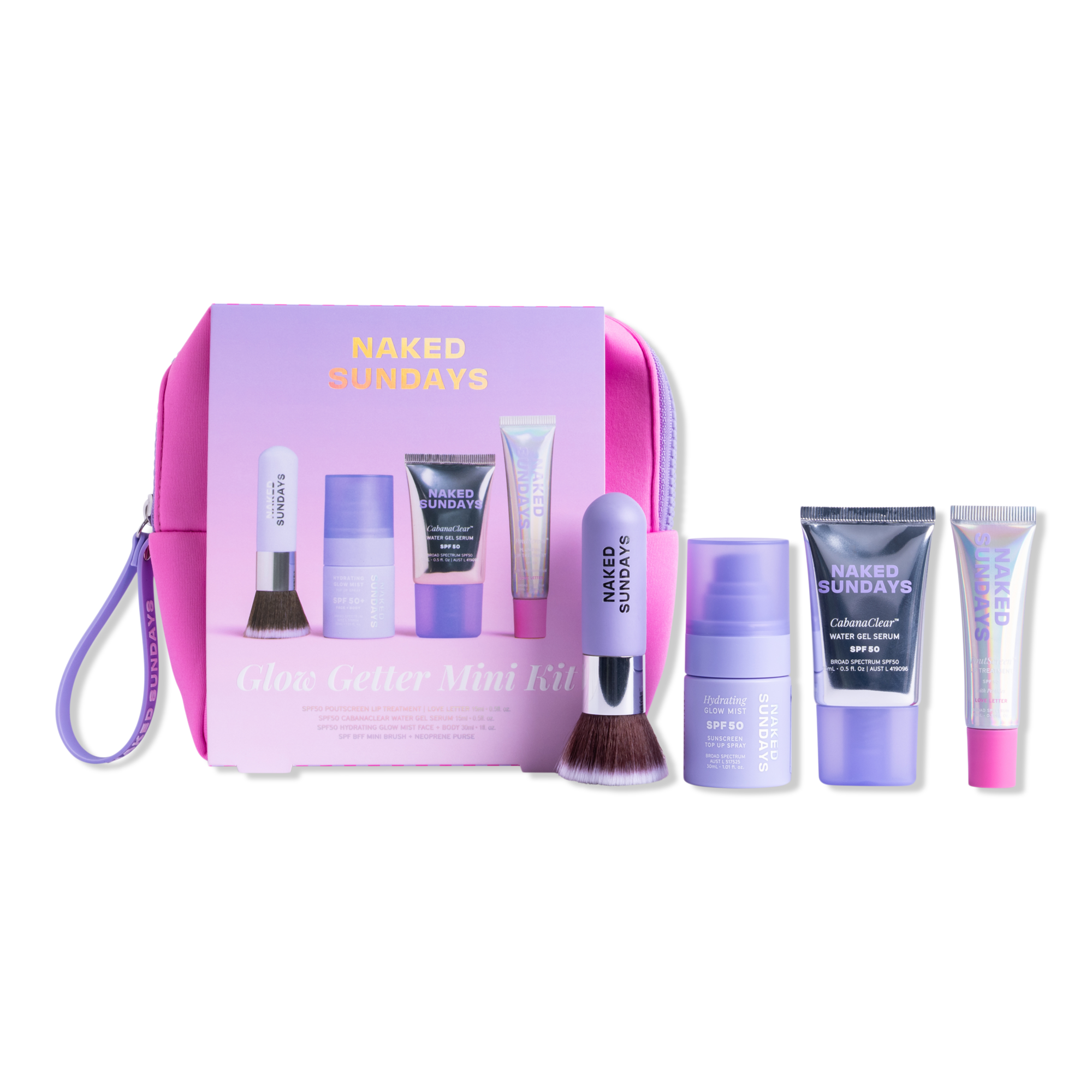 Naked Sundays GlowGetter Mini SPF 50 Heroes Kit #1
