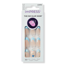 Kiss imPRESS Design Spring Press On Nails - Golden Nest