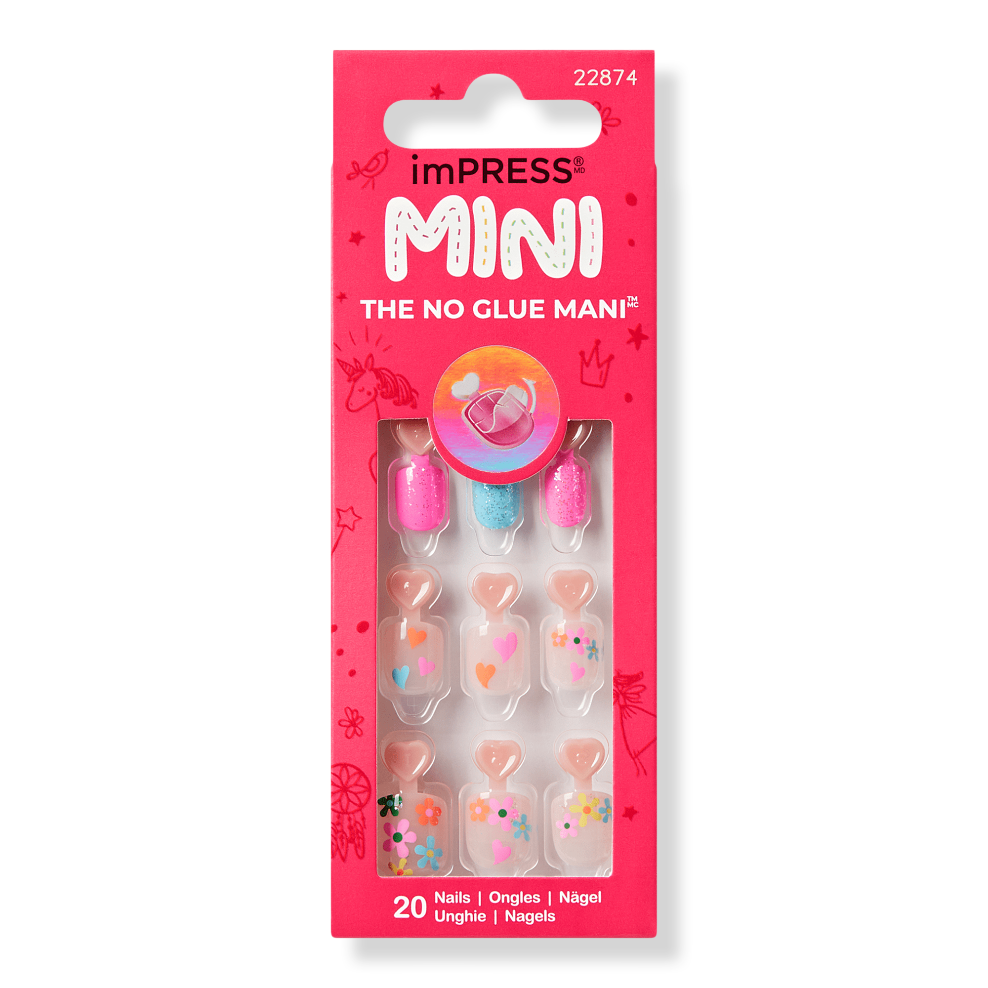 Kiss imPRESS Mini Spring Press On Nails for Kids #1