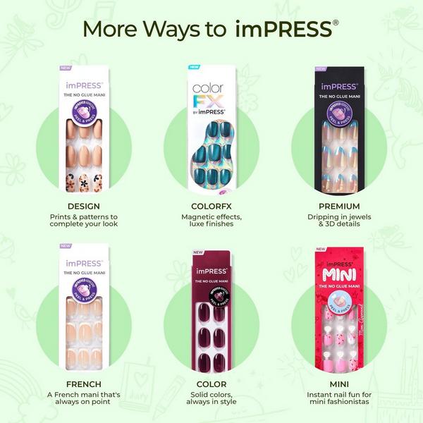 Kiss imPRESS Mini Spring Press On Nails for Kids #8