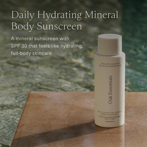 Oak Essentials Daily Hydrating Mineral Body Sunscreen Broad Spectrum SPF 30 #3