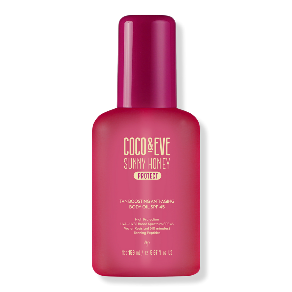 Coco & Eve Tan Boosting Anti-Aging Body Oil SPF45