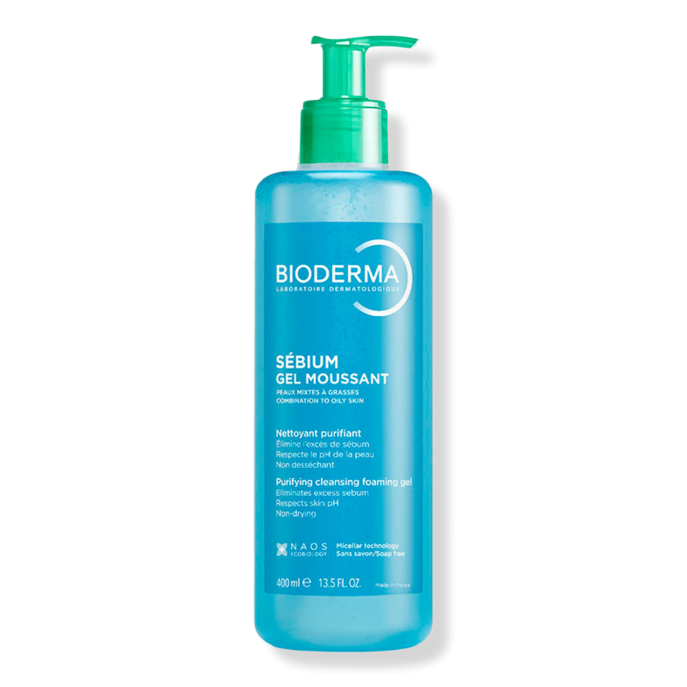 Bioderma Sebium Foaming Gel Purifying Face Cleanser For Combination To Oily Skin