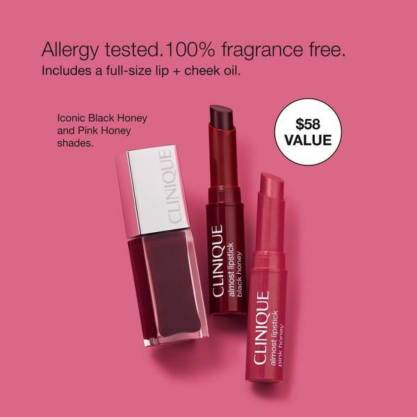 Clinique Honey Lip Trio Makeup Set #2