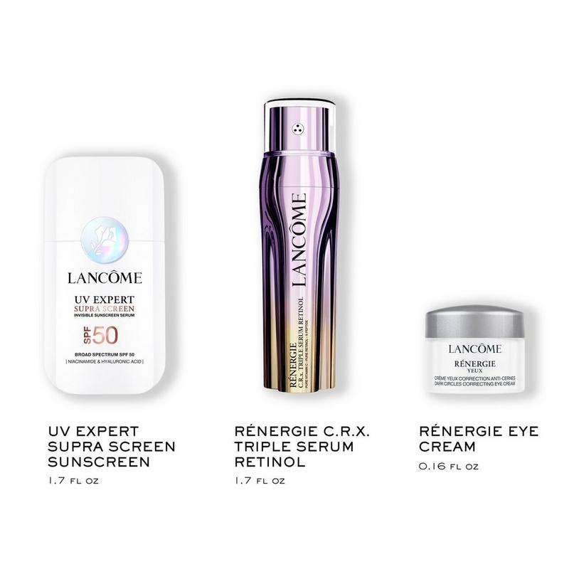 LANCOME UV EXPERT SUPRA SCREEN SPF50セット Lancôme - Supra Screen Sunscreen SPF 50+ & Rénergie Retinol