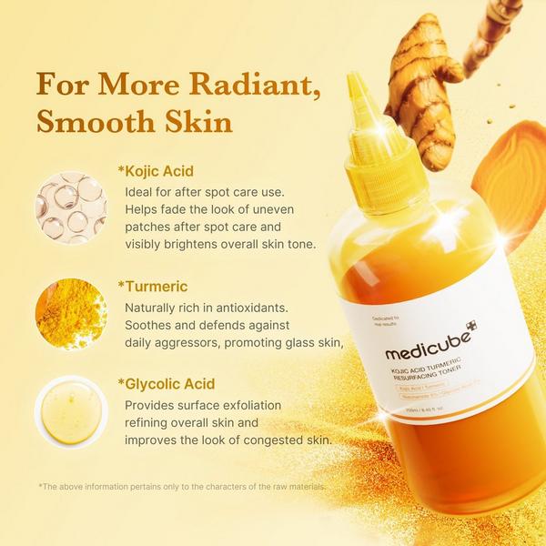 medicube Kojic Acid Turmeric Resurfacing Toner #3