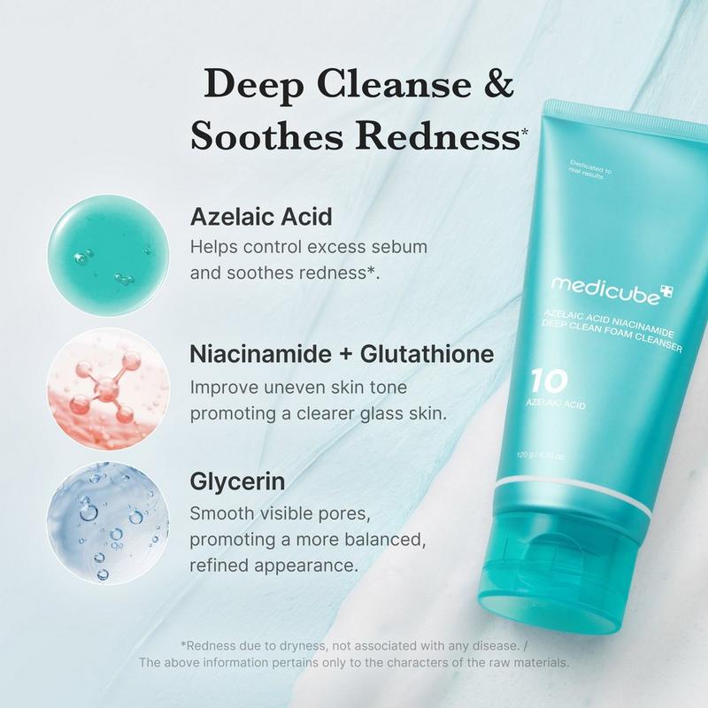 medicube - Azelaic Acid Niacinamide Deep Clean Whip Cleanser