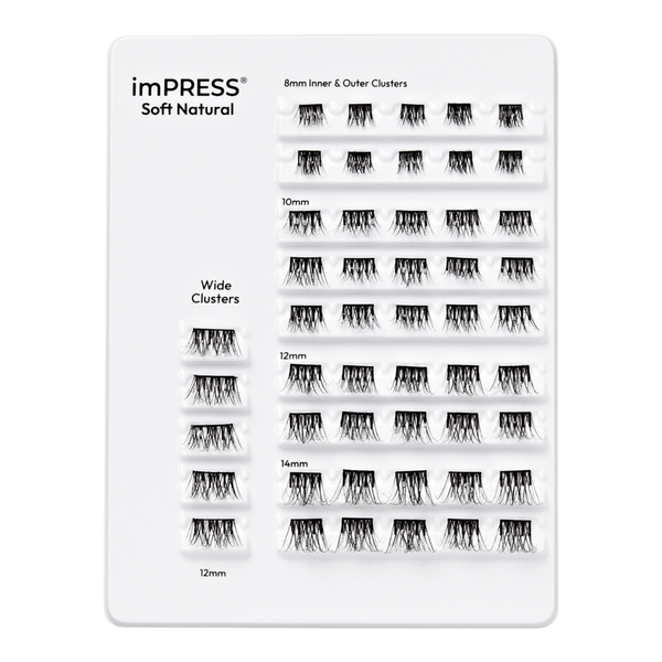 Kiss imPRESS Multipack Pre-Glued Lash Clusters Kit #2