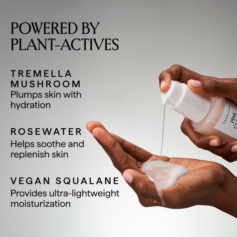 HERBIVORE - PINK CLOUD Rosewater + Tremella Creamy Jelly Cleanser