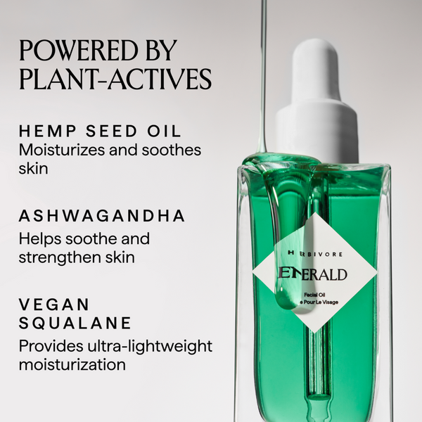 HERBIVORE EMERALD Hemp Seed + Adaptogens Calming Facial Oil #2