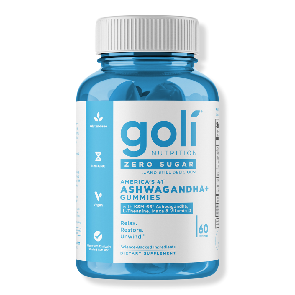 Goli Nutrition Zero Sugar Ashwagandha+ Gummies
