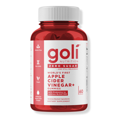 Goli Nutrition Zero Sugar Apple Cider Vinegar+ Gummies