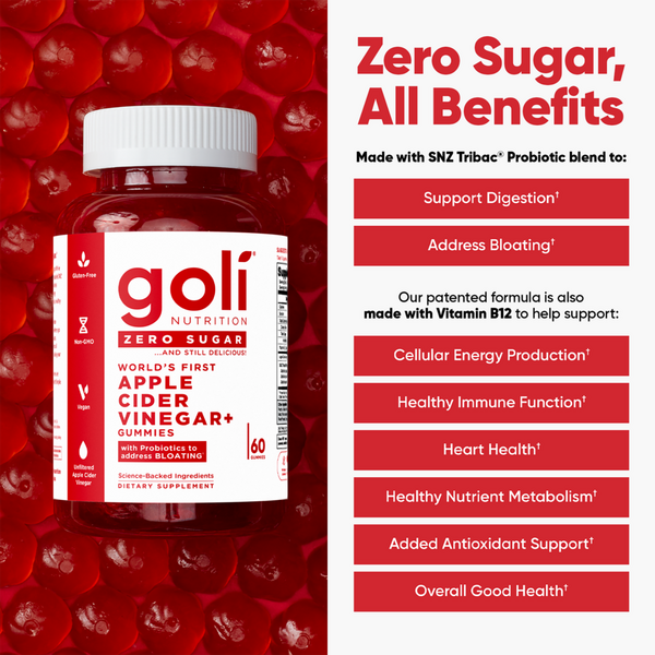 Goli Nutrition Zero Sugar Apple Cider Vinegar+ Gummies #4
