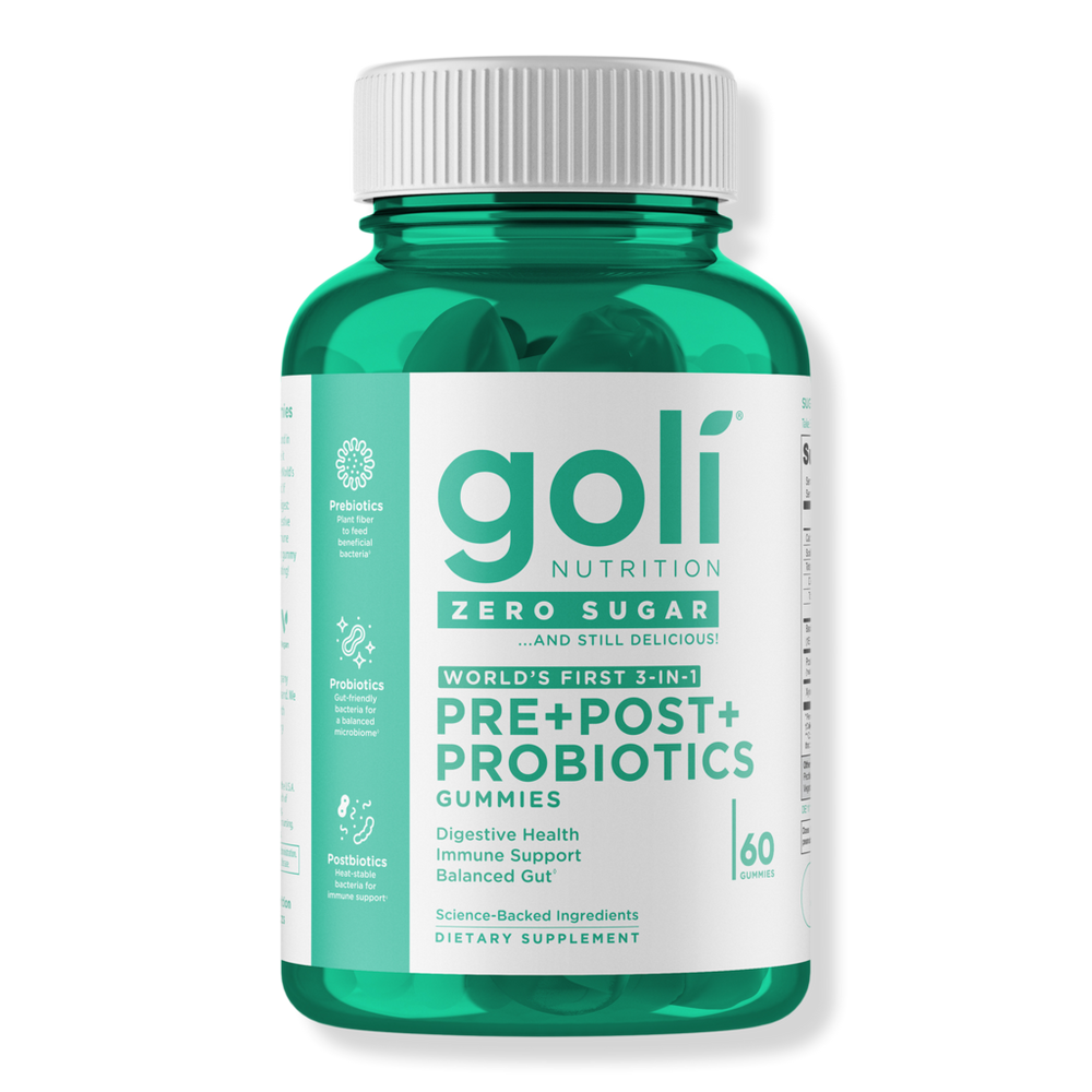 Goli Nutrition Zero Sugar Probiotic+ Gummies