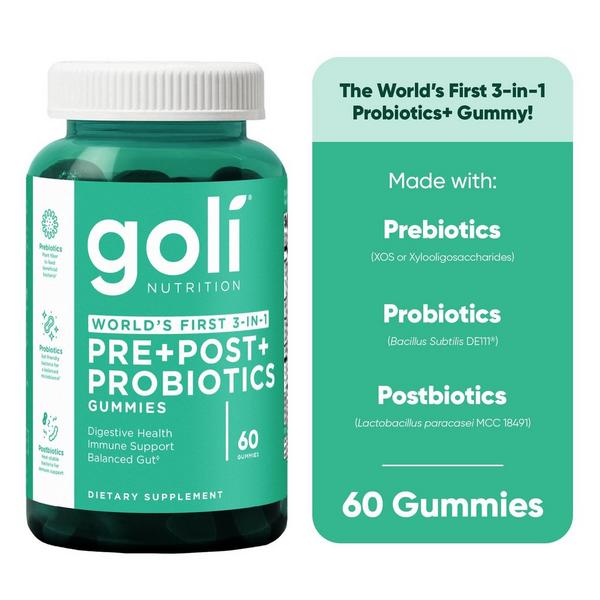 Goli Nutrition Zero Sugar Probiotic+ Gummies #3