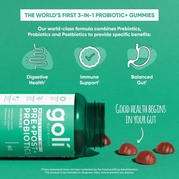 Goli Nutrition Zero Sugar Probiotic+ Gummies #4