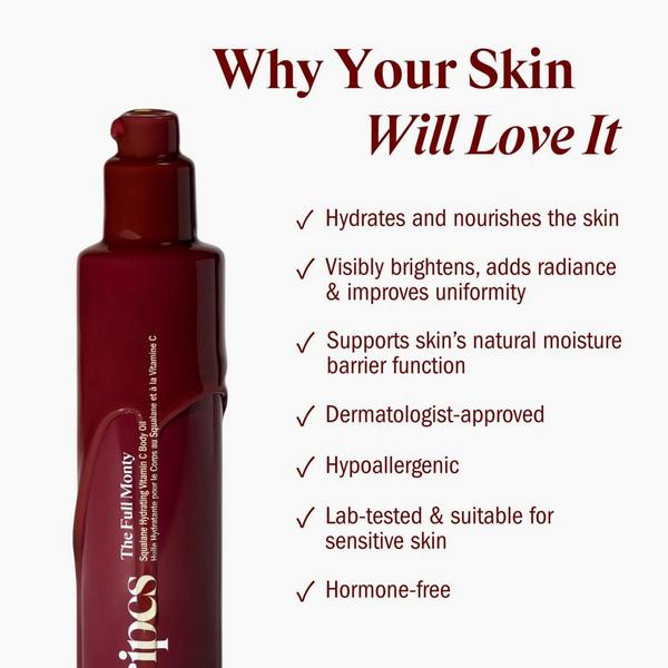 STRIPES BEAUTY by Naomi Watts The Full Monty Squalane Hydrating Vitamin C Body Oil #3