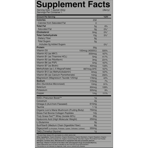 MOMENTUM  Longevity Shake Berry #2