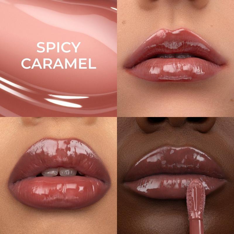 NATASHA DENONA - Spicy Caramel HY-GLOSS HY-BRID Tinted Lip Balm