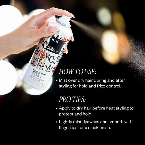 IGK Good Behavior Flexible Hairspray #4