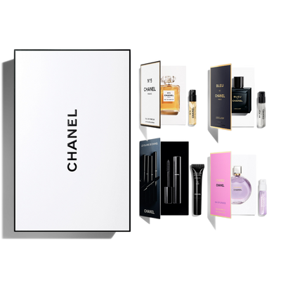 CHANEL Complimentary CHANEL fragrance and beauty samples with any 3.4 oz CHANEL shipped fragrance purchase