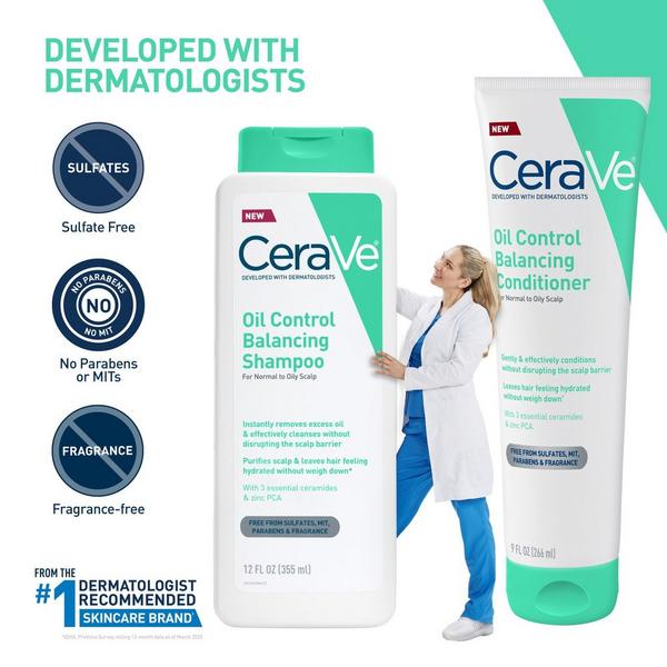 CeraVe Oil Control Balancing Shampoo #7