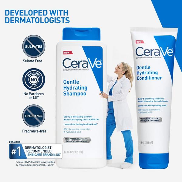 CeraVe Gentle Hydrating Shampoo #8