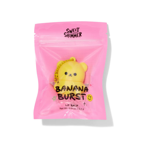 Sweet & Shimmer Banana Burst Lip Balm Bear #3