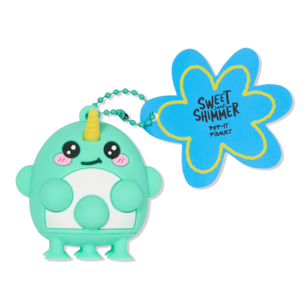 Sweet & Shimmer Pop Fidget Narwhal #1