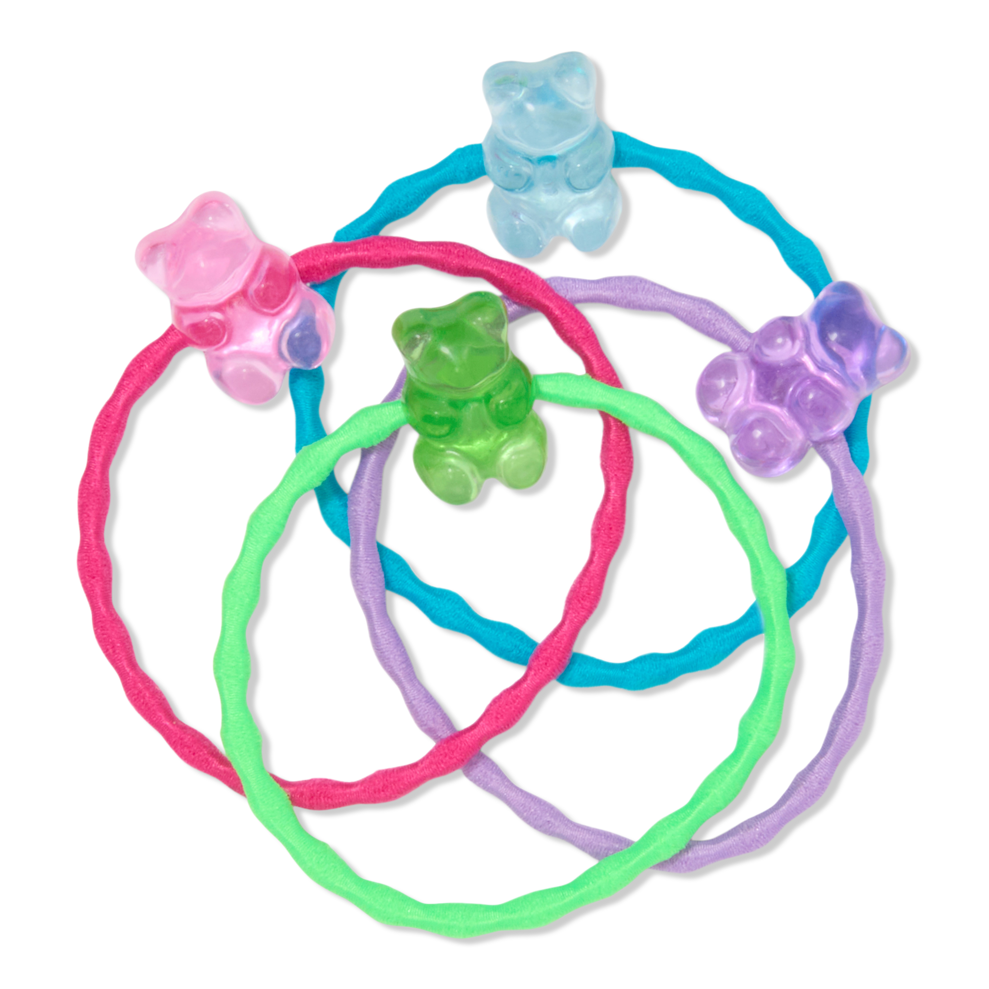 Sweet & Shimmer Gummy Bear Hair Ties #1