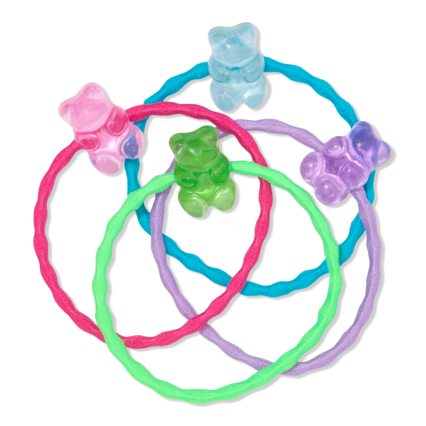 Sweet & Shimmer Gummy Bear Hair Ties #1