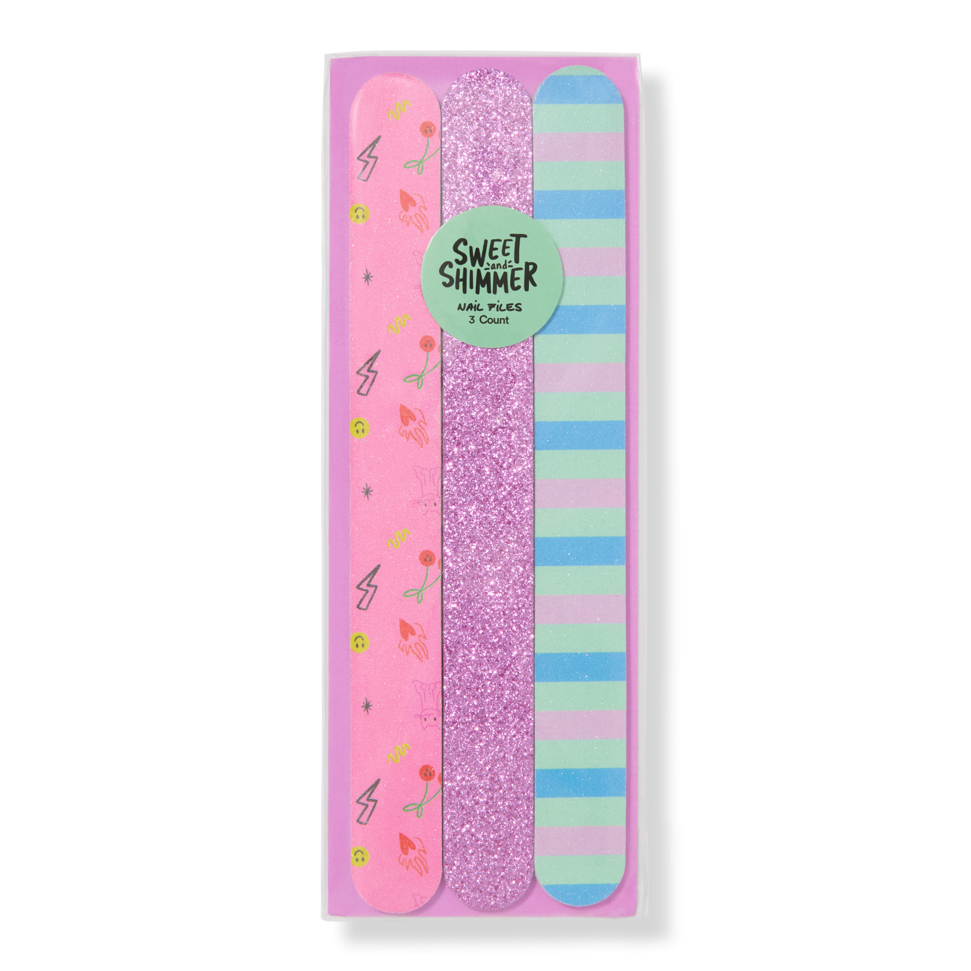 Sweet & Shimmer Nail File 3 Pack #1